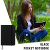 BANBAN 4 Pcs Leather Pocket Notebook A7 Note Book Pocket