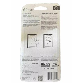 Dreambaby L1821 Clear Plastic Outlet Cover Child Safety…24 Count