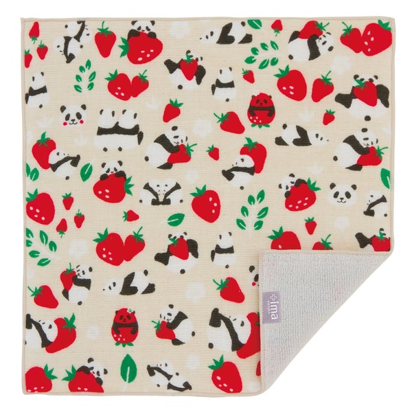 Prairiedog Hand Towel, Beige, × 24 × 1 cm purasuima Handkerchief Tio – 553