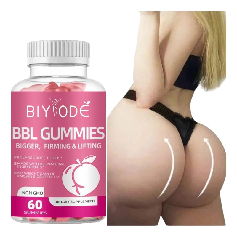 3 Botes Bbl Gummies Nalgotas Caderas Bubotas Buenota!!! Sin Sabor