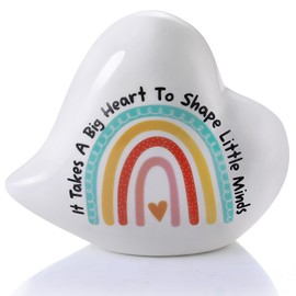 Titanape Teacher Gifts for Women Rainbow Heart Keepsake Gift, Thank You Teacher Gifts Graduation Retirement Gifts for Teacher