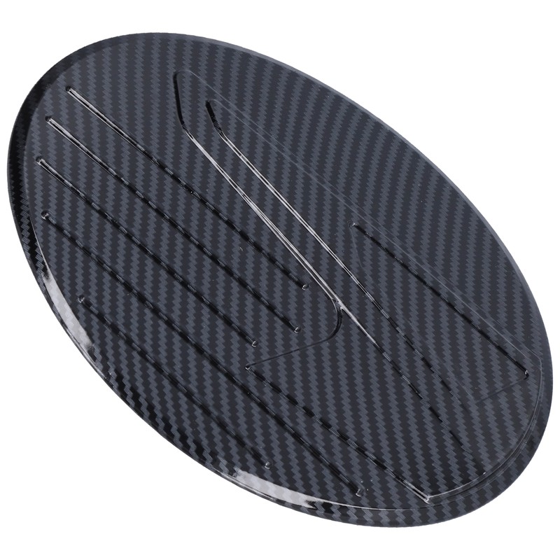 Fuel Tank Cover Trim Gas Cap Lid Carbon Fiber Style