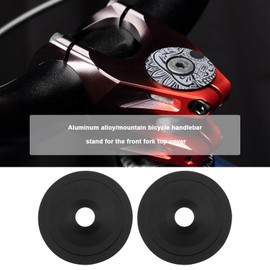 ECSiNG 2Pcs Bike Bowl Cover Mountain Bike Handlebar Cover Set Diamond Earphone Cap Compatible with 1/8"(28.6mm) Stems/Headsets Aluminum Alloy