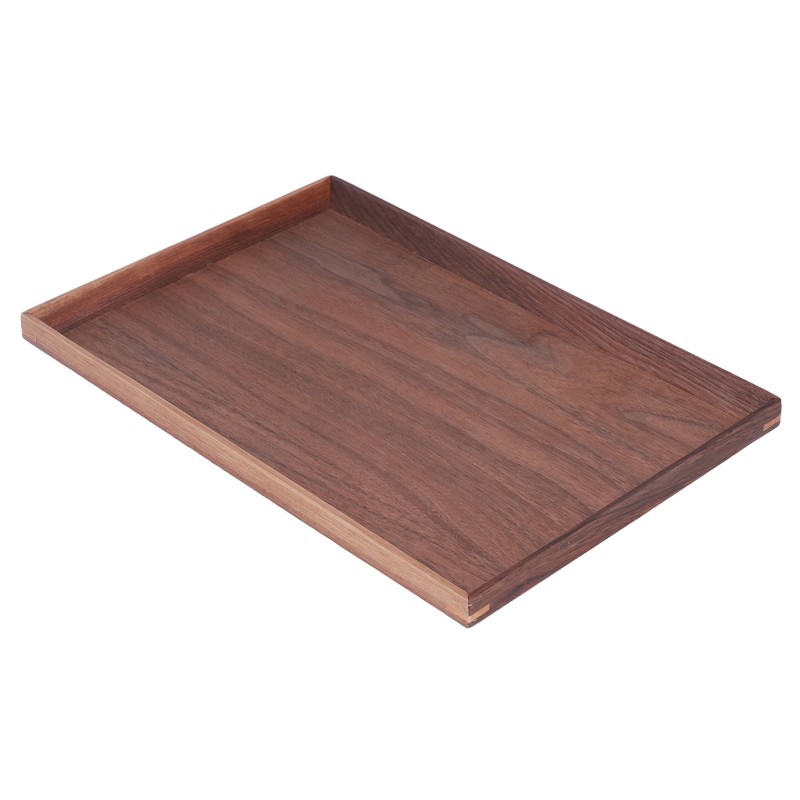 Walnut Wooden Tray Rectangle Serving Tray Tenon Structure Chinese For