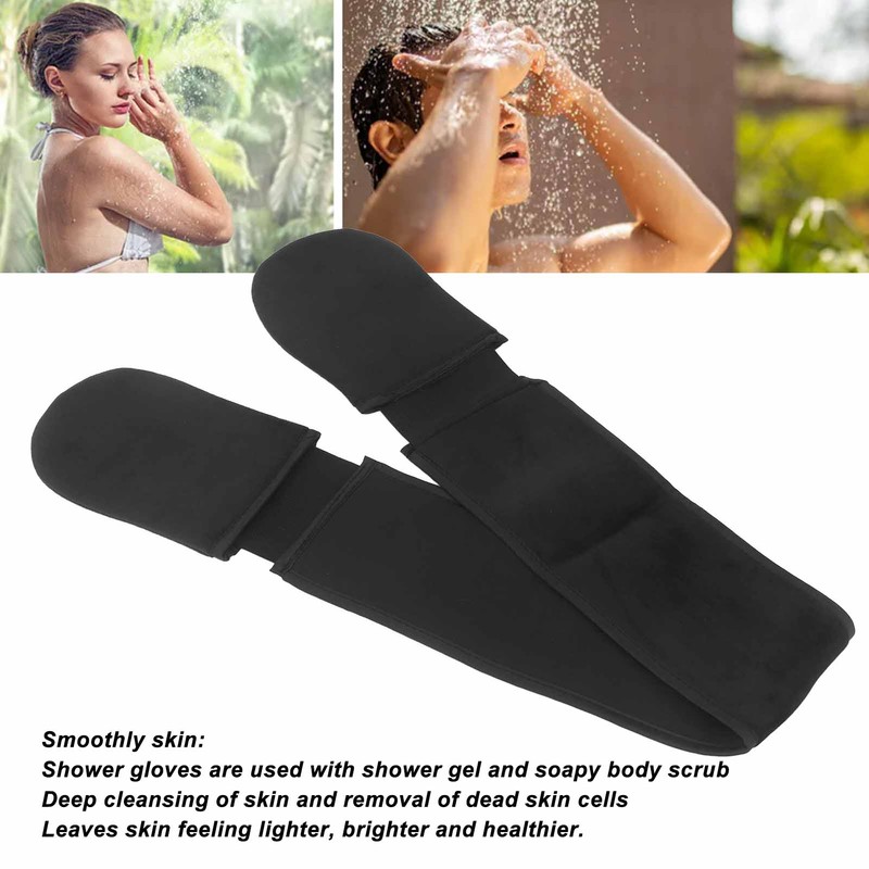Exfoliating Back Scrubber Lengthened Portable Back Scrubber Towel for Home