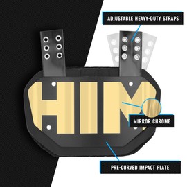 Sports Unlimited Football Backplate for Shoulder Pads - Universal Fit Back Plate - Adult & Youth Back Plate for Football