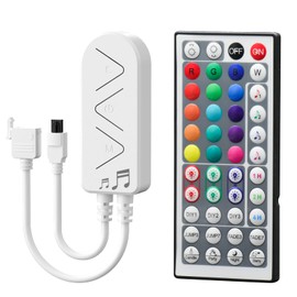 PAUTIX PAUTIX RGB LED controller 44 buttons, LED remote control IR remote controller for RGB LED strips COB SMD 5050 & 3528