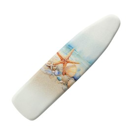 Psesaysky Beach Starfish Ironing Board Cover Resist Scorching Extra Wide Ironing Board Cover and Pad with Hook and Loop Table Top Ironing Board Cover Standard Size