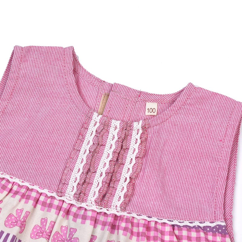 Kuguru Japan KAP108-01 Kids Apron, Purple, 39.4 inches (100 cm),