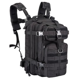 Small Military Tactical Backpack 30L Assault Backpack Tactical Bag for Outdoor,Hiking, Camping Travel (Black)