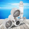 CO2 Regulator Aquarium Dual Gauge Display with Bubble Counter and