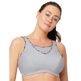 Glamorise Full Figure Plus Size No-Bounce Camisole Sports Bra Wirefree #1066