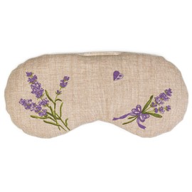 Eye Pillow Lavender & Linseed for Relaxation, Cooling, Warming or Yoga - Colour: Worry-Free)