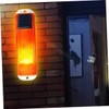 BUGUUYO Solar Warning Light Solar Caution Lamp for Garden and