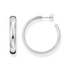 THOMAS SABO Women hoop earrings classic medium 925 Sterling Silver