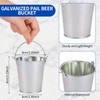 Didaey Mini Metal Buckets with Handles Galvanized Buckets 3.15 Inch
