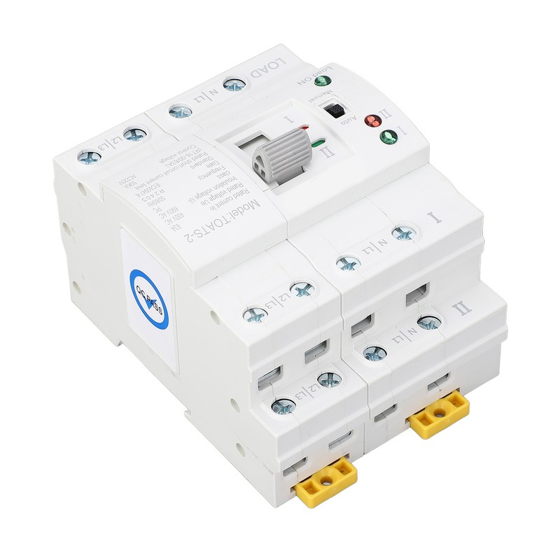 Dual Power Automatic Transfer Switch 4P 63A Emergency Generator Changeover