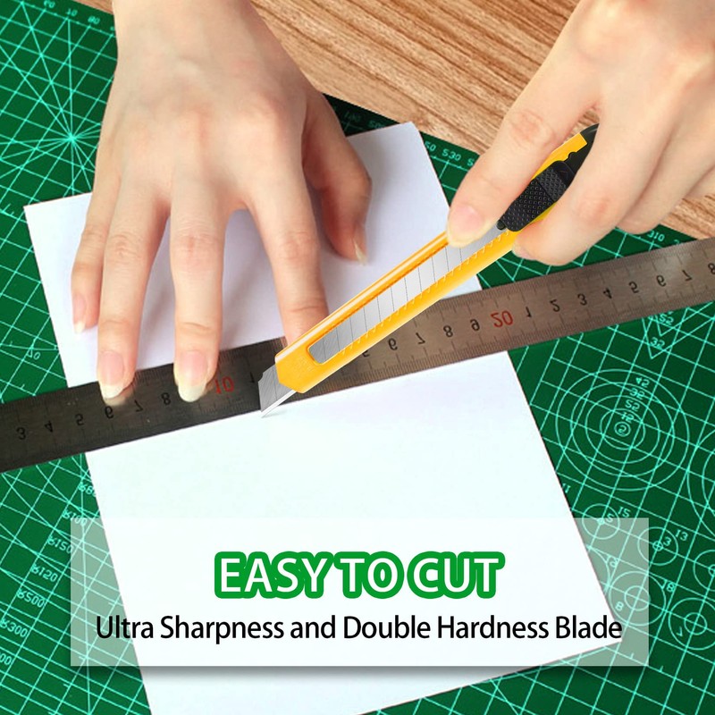 TIFICAL Box Cutter Retractable - 4 Pack - Premium Utility