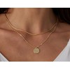 Sewyer Dainty Gold Layered Necklace for Women Gold Plated Layering