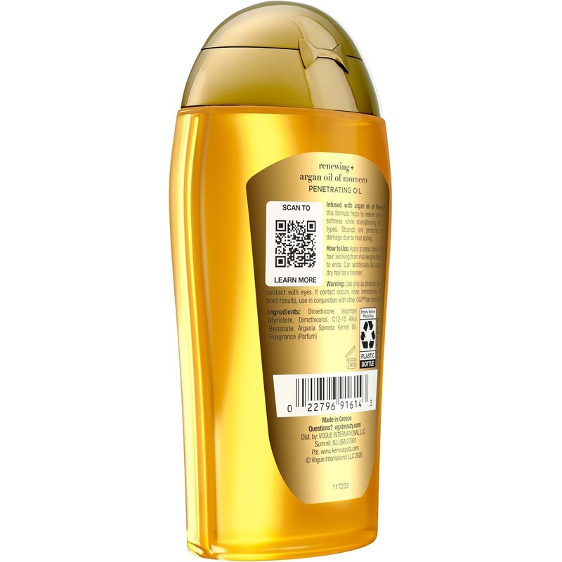 OGX, Tratamiento Renovador de Aceite de Argán, 100 ml