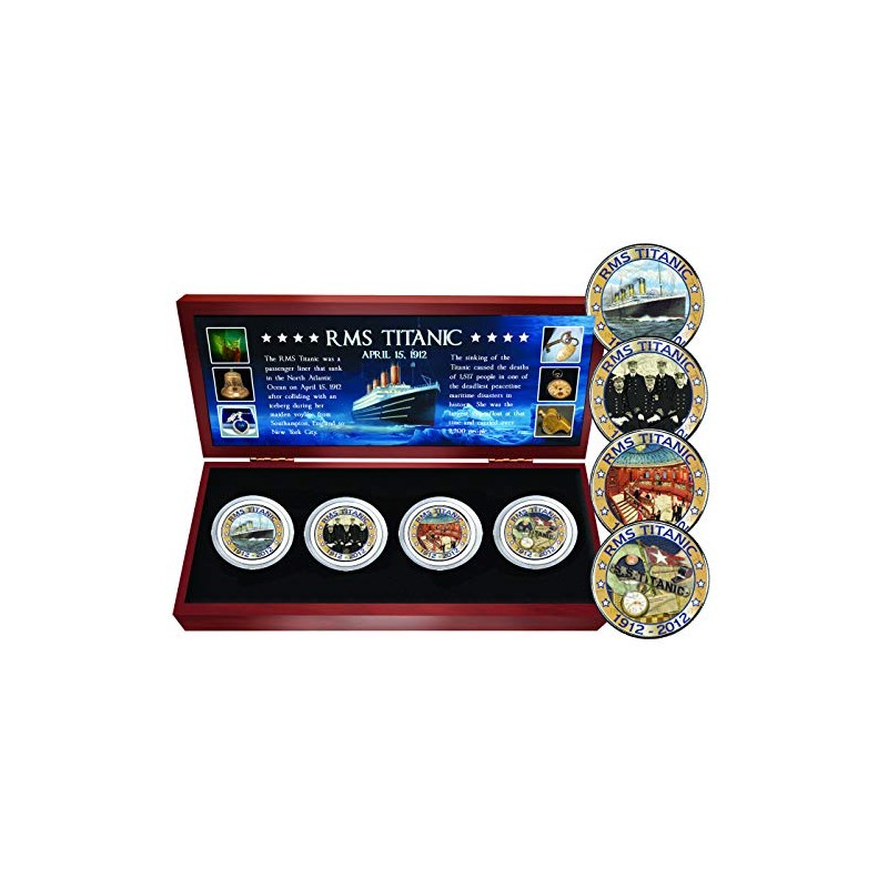 The Matthew Mint Titanic Four Coin Set