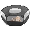 Foldable Small Animal Hamster Fence Autoopen Outdoor Indoor Exercise Crawling