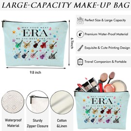 Taylor Next Era Blue Makeup Bag Singer Merch Cosmetic Bag for Fans,Womens Birthday Gifts Mother's Day Nurse Gift Graduation Gift for Swiftes