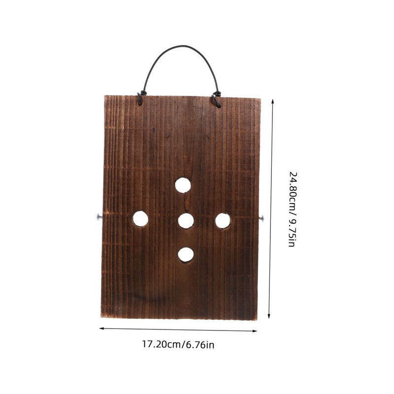 SUPVOX Hanging Wooden Plaque for Plant Display Rustic Decor Sign