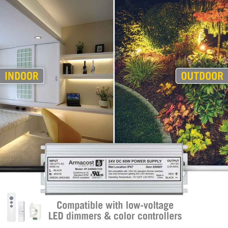 Armacost Lighting 60 Watt Standard Wet Location LED Driver 24V
