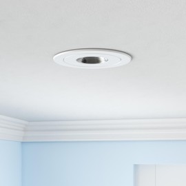 Adetu 4 Inch Gimbal Led Recessed Lights, 360°+90° Adjustable Directional Recessed Lighting, 2700K/3000K/3500K/4000K/5000K Dimmable Retrofit Eyeball Can Lights with Jbox,ETL(White,12 Pack)