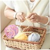Tofficu 1Roll Multi Function Chunky Knitting Yarn Portable DIY Crochet