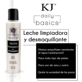 Leche Limpiadora Y Desmaquillante Facial Kj Daily Basics