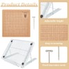 FREEBLOSS 8 x 8 inch Macrame Board Set, Macrame Board