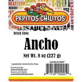 PEPITOS CHILITOS / Chile Ancho 8 oz. stand up bag