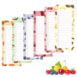 Magnetic Notebook, Shopping List Magnetic, Pack of 6 Magnetic Notepads, Shopping List Pad, Shopping List, Todo List Fridge, Shopping Pad Magnetic, Magnetic Notepads