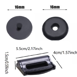 Sicherheitsgurt Stopper,Kunststoff Gurtstopper,Sicherheitsgurt Gurt Knopf,Universal Sicherheitsgurt Gurt Knopf,Gurtstopper Auto,Mit 1Paar Sicherheitsgurt Clips,Geeignet für Alle Arten Von Autos,12Paar
