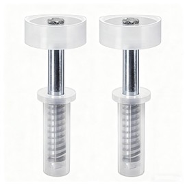 2 PCS Spring Loaded Bi-Fold Door Top Roller Guide Wheel, Plastic Closet Door Top Roller, Roller Door Hardware for Folding Door, Accordion Door, Shower Door, 7/8 inch OD and 3/8 inch ID