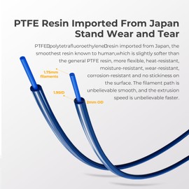 Capricorn PTFE Tubing for 3D Printer, All Metal Extruder, Capricorn Bowden Tubing, Pneumatic Couplers, Bed-Level Springs for Creality Ender 3 V2/Ender 3 Pro/Ender 5 Pro/CR-10 3D Printer