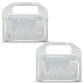 ISTORA Lint Filter Scum Removal Net, Compatible with Panasonic Washing Machines, For Panasonic, Part Number: AXW22A-802Y, 2-Piece Garbage Removal Net