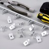 Isslly 40pcs Cabinet Shelf Clips, Metal Adjustable Shelf Bracket Clips,