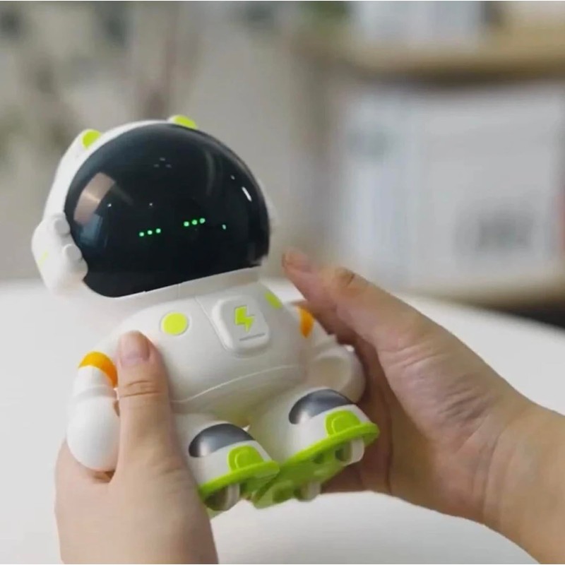 Astronaut Interactive Robot Toy with Voice Control, LED Display, Touch