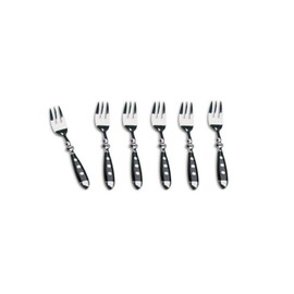 Kerafactum® – Set of 6 Dessert fork BISTRO Cutlery – Dessert Forks Fork From The Series Kerafactum