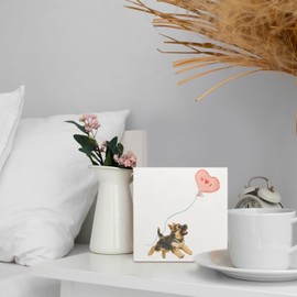 German Shepherd I Love You Wooden Box Sign, German Shepherd Gifts for Women, Valentines Day Gifts for Her Girlfriend, Valentines Day Wood Signs for Home Desk Shelf Table Decor, 5x5 Inch