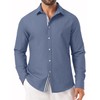 Sailwind Men's Denim Button Down Shirts Long Sleeve Chambray Stretch