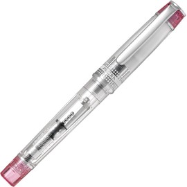 PRERA Iro-Ai Pilot Fountain Pen Transparent Pink Medium Point P-FPR-1-TP-M With Original Stylus Ballpoint Touch Pen