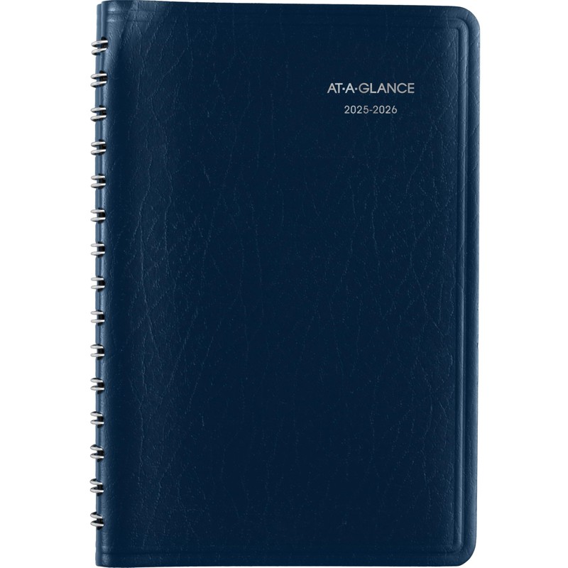 AT-A-GLANCE (DayMinder) 2025-2026 Daily Academic Desk Appointment Book, 4-7/8" x