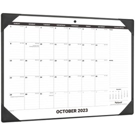 Nekmit Large Desk Calendar 2024 with Desk Protecting Pad, Runs From Now - December 2024, Office Supplies 22" x 17" Desk Pad Calendar for Life Planning or Organizing