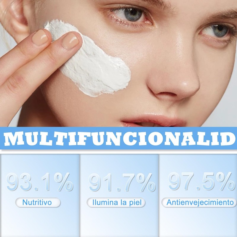 2PC Crema hidratante definitiva con fórmula juvenil, crema hidratante con