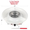 Electric Fondue Maker Deluxe Set w 4 Forks- Removable Serving