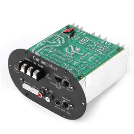 Aramox Amplifier Board for Subwoofer, Car Audio Amplifier Board 120W 12V Pure Full Tone Bass Subwoofer Core Car Stereo Speaker Amplifier